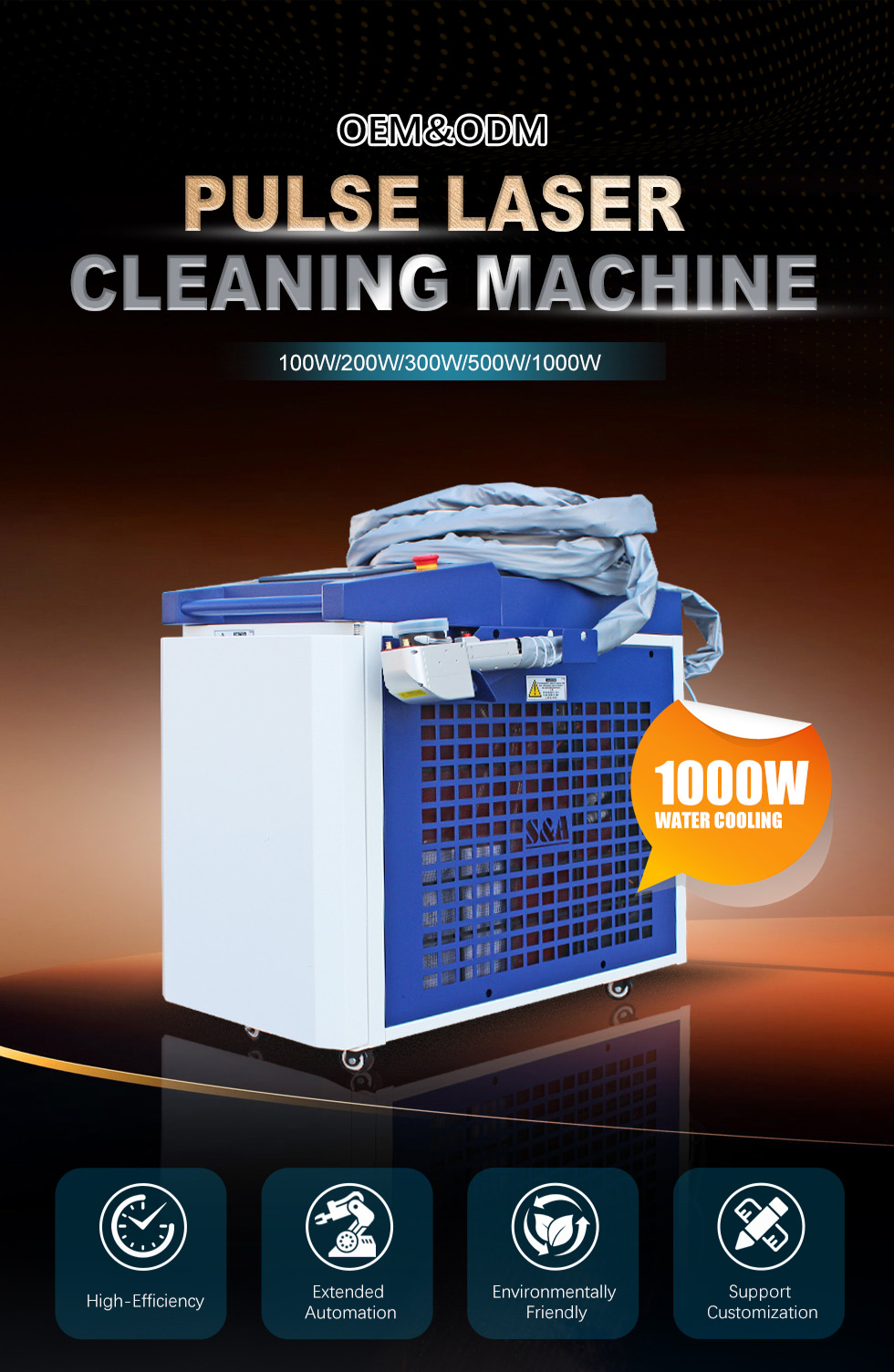 pulse laser cleaning machine