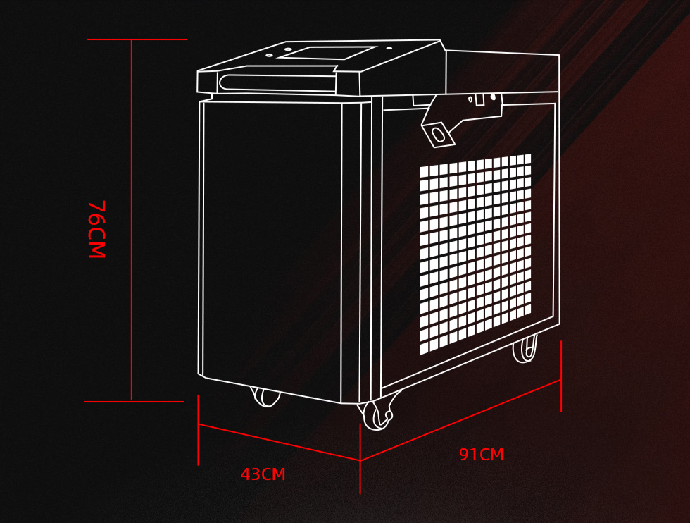 pulse laser cleaning machine