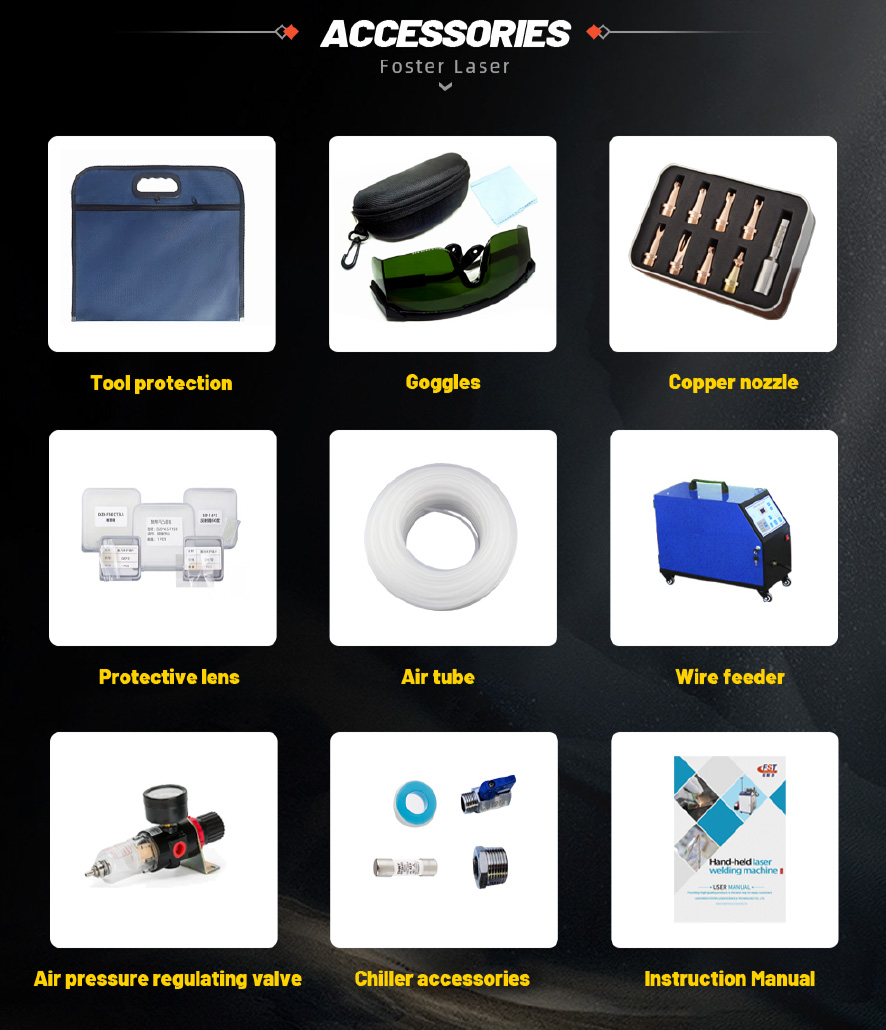 4 in 1 fiber laser welding machine