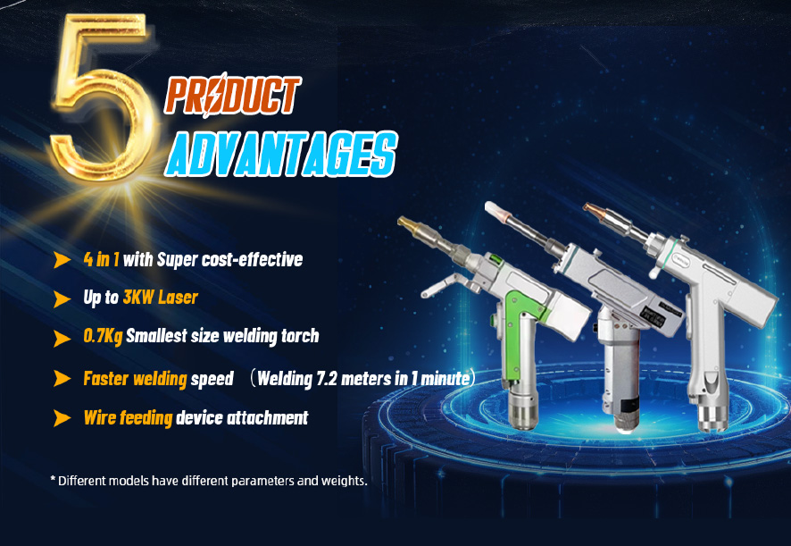 4in1 fiber laser welding machine