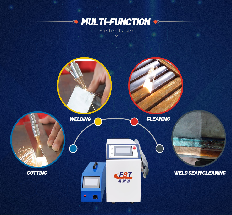 4in1 fiber laser welding machine