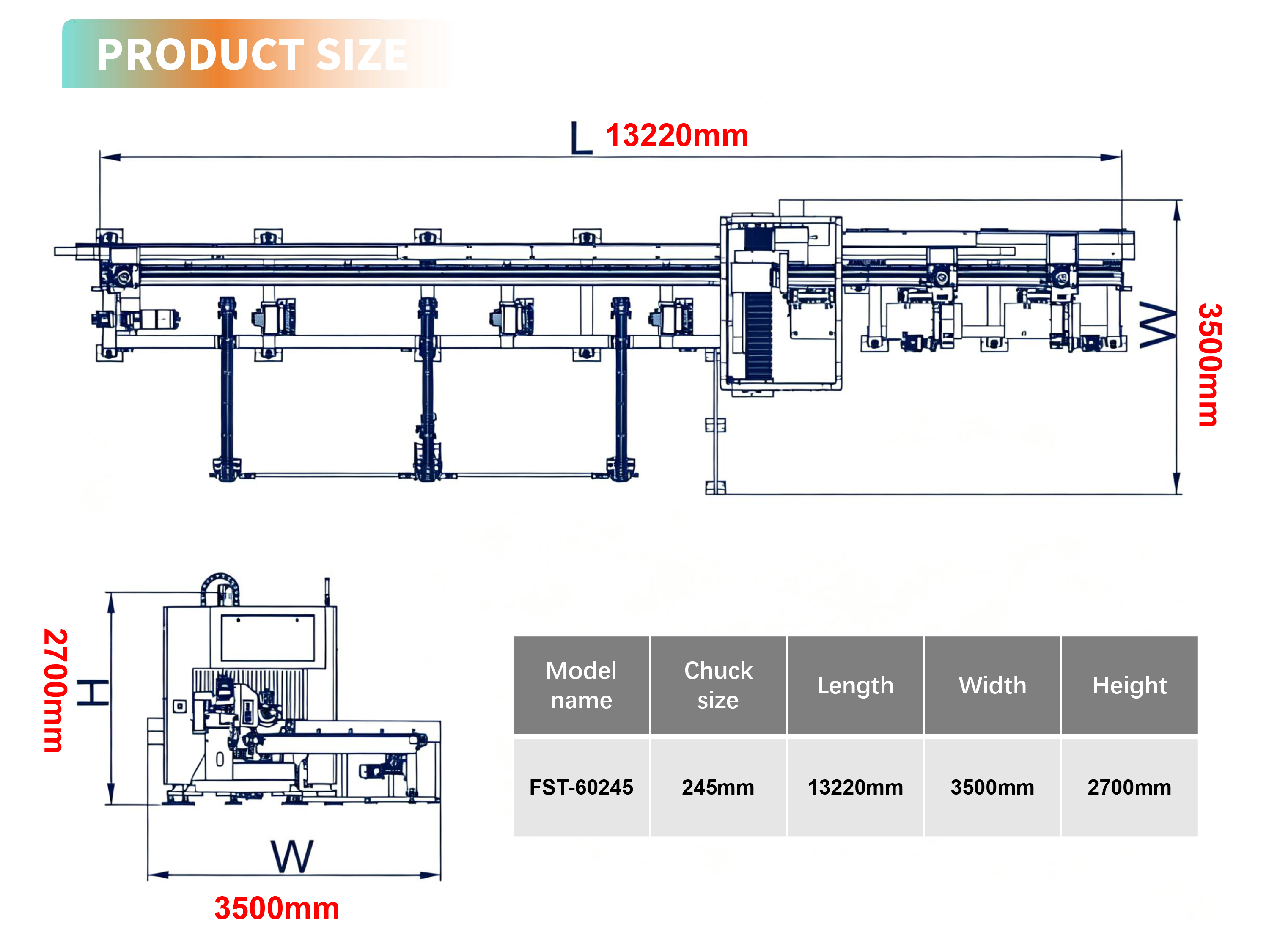 6024 Three Chuck Automatic Fiber Laser Tube Cutting Machine
